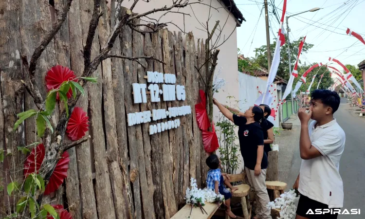 Sulap Gang Jadi Taman Fotogenik di HUT ke-80 RI