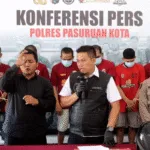 Polres Pasuruan Kota Bongkar Komplotan Curanmor, 6 Pelaku Diamankan Usai Gasak 16 Motor