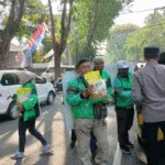 Polres Gresik Gelar Gerakan Pangan Murah Masyarakat dan Driver Ojol Sumringah