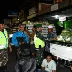 TNI-Banser Patroli, Pasar Induk Bondowoso Lebih Aman