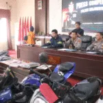 Polres Ungkap Curanmor Dua Tersangka dan 4 Unit Motor Diamankan