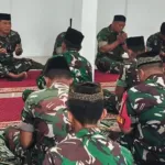 Wujud Syukur dan Kebersamaan, Kasdim 0822 Mayor Inf Tanuri Pimpin Doa Bersama