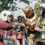 Sosialisasi Operasi Zebra Polres Malang Mendadak Jadi Panggung Super Hero
