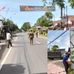 Satpol PP Bondowoso Gelar Operasi SABER BANNER, Puluhan Spanduk Ilegal Ditertibkan