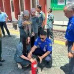 Sosialisasi Proteksi Kebakaran di Kantor Pengadilan Negeri Bondowoso Berjalan Interaktif