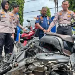 Sopir Bus Ditetapkan Tersangka dalam Laka Beruntun di Simpang Muning Kediri