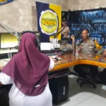 Gandeng Media, Satlantas Polres Pelabuhan Tanjungperak Gaungkan Budaya Tertib Lalu Lintas
