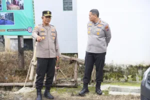 Kapolres Bondowoso Turun Langsung Cek Longsor Jembatan Jalur Jember–Bondowoso