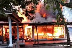 Rumah Warga di Prajekan Bondowoso Dilalap Api, Kerugian Capai Puluhan Juta