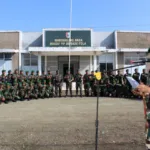 Tradisi Sakral Brigif TP 28/Bari Fola! Kolonel Inf Rinto Wijaya “Tempa” Mental Prajurit Baru 2026