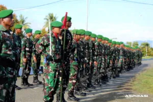 Prajurit Brigif TP 28/Bari Fola Kobarkan Semangat Kebangkitan Nasional, Teguhkan Loyalitas untuk NKRI