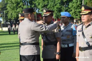 Rotasi Besar di Tubuh Polres Bondowoso, Sejumlah Pejabat Utama dan Kapolsek Resmi Berganti