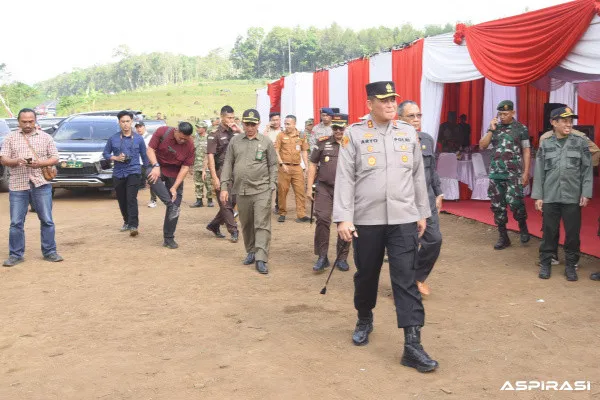 Kapolres Aryo Dukung Pembangunan Yonif TP Bondowoso, Perkuat Pertahanan dan Buka Peluang Ekonomi Baru
