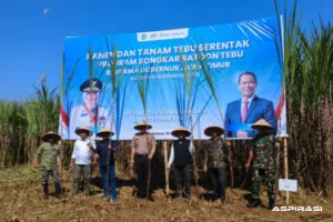 Panen Perdana Tebu Bongkar Ratoon 2026, Bondowoso Gaspol Kejar Swasembada Gula Nasional