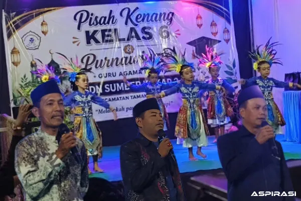 Melangkah Pasti Meraih Mimpi, SDN Sumberkokap 2 Lepas Siswa Kelas VI dan Guru Teladan