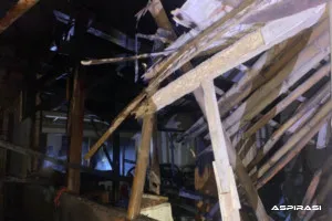 Tiga Rumah di Tamanan Bondowoso Ludes Terbakar, Diduga Akibat Korsleting Listrik
