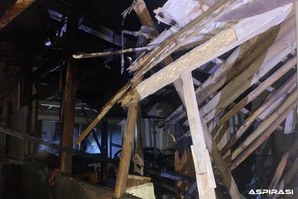 Tiga Rumah di Tamanan Bondowoso Ludes Terbakar, Diduga Akibat Korsleting Listrik