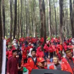 Ratusan Pedagang Pasar Malam Jatim Deklarasi Jaga Kamtibmas, Tegaskan Komitmen Dukung Pertumbuhan Ekonomi