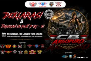 Deklarasi CB Argopuro Situbondo Siap Digelar, Abdul Wahed: Perkuat Persaudaraan dan Budaya Berkendara yang Santun