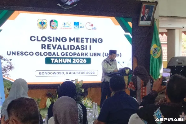 Wabup As'ad Optimistis Ijen UNESCO Global Geopark Pertahankan Status