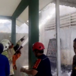 Kebakaran Gudang Kesenian SMP Wringin, Api Menjalar dari Pembakaran Sampah