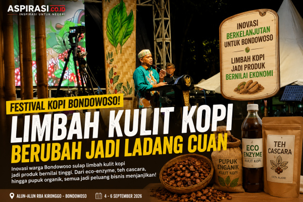 Bikin Geger di Festival Kopi Bondowoso! Limbah Kulit Kopi Berubah Jadi Ladang Cuan