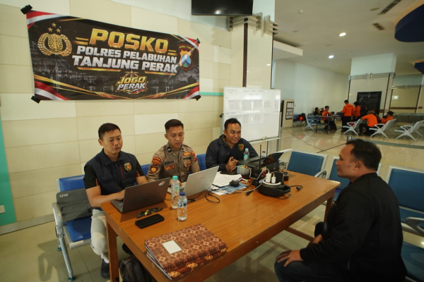 Polres Tanjung Perak Gerak Cepat, Posko Korban KM Virgo