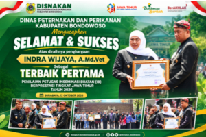 Bondowoso Berprestasi di Jawa Timur! Indra Wijaya Raih Terbaik Pertama, Disnakkan Bersyukur