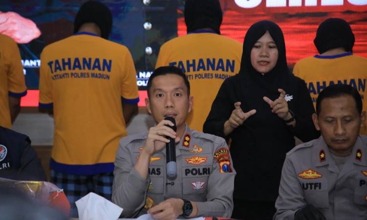 Polres Madiun Berhasil Bongkar Jaringan Narkoba, 4 Tersangka dan 1,1 Kg Sabu Disita