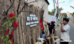 Sulap Gang Jadi Taman Fotogenik di HUT ke-80 RI