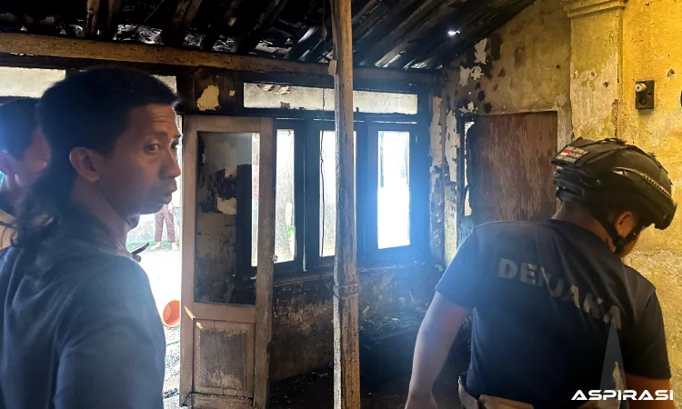 Diduga Akibat Bensin Tumpah Tersulut Api Korek