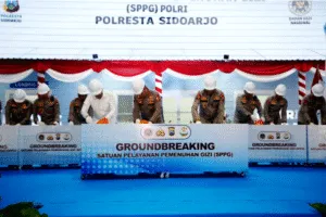 Kapolri Hadiri Groundbreaking di Sidoarjo,
