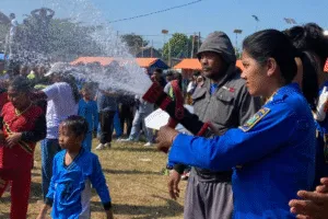 Water Party di Tapen Meriahkan HUT ke-80 RI