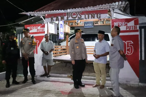 Jogo Jatim Kapolres Bojonegoro Ajak Warga Aktifkan Siskamling