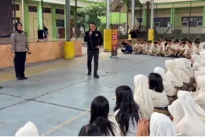 Polres Kediri Ajak Pelajar SMA Negeri 1 Pare Jadi Generasi Emas Tanpa Narkoba