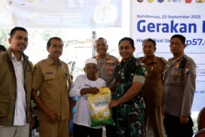 Dandim 0822 Bersama Rakyat, Kawal Program Pangan Murah