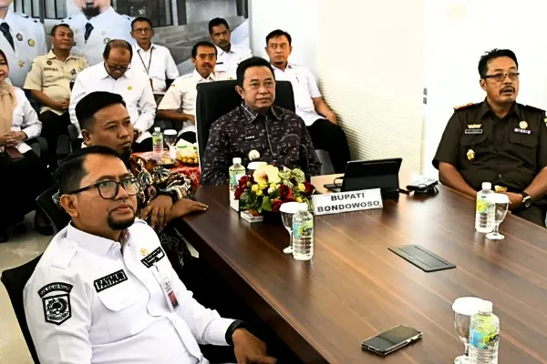 Bupati Bondowoso Hadiri Knowledge Sharing dan Peresmian MPP Nasional Secara Virtual