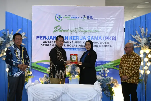 Dandim 0822 Hadiri Penandatanganan PKS RS Cahya Medika dan IHC Rolas Nusantara