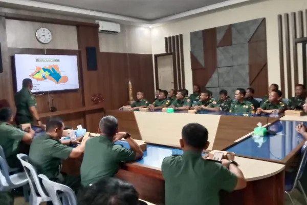 Kodim 0822 Bondowoso Analisa Data Teritorial, Wujudkan Pertahanan Wilayah