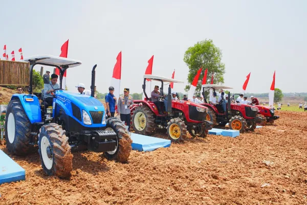 Wapres Pimpin Tanam Jagung Serentak Kuartal IV Polri