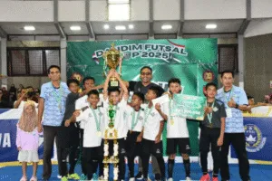 Sorak Kemenangan di GOR Pelita: Dandim Cup I Lahirkan Juara dan Semangat Kebersamaan