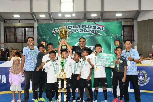 Sorak Kemenangan di GOR Pelita: Dandim Cup I Lahirkan Juara dan Semangat Kebersamaan
