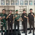 Danbrigif TP 28/Bari Fola Perkuat “Sabuk Sinergi” Keamanan dengan Kejari Kota Maba