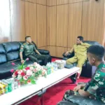 Danbrigif TP 28/Bari Fola Sambangi Bupati Haltim: Sinergi TNI–Pemda Kian Menguat!