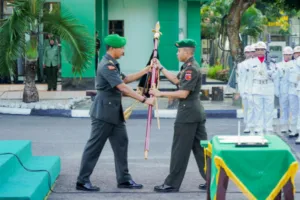 Tongkat Komando Yonif TP 822 Berpindah, Brigif Bari Fola Kini Kendalikan