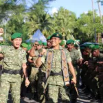 Kunjungan Perdana Danbrigif TP 28/Bari Fola, Tegaskan Profesionalisme Prajurit Yonif TP 822/SM