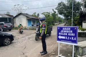 Jembatan Sukowiryo Putus! Satlantas Bondowoso Siaga Penuh Jelang Operasi Ketupat 2026