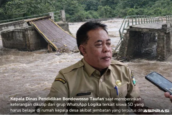 Akses Lumpuh Akibat Banjir, Belajar Darurat Digelar di Rumah Kades