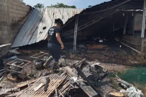 Gudang Warga di Prajekan Terbakar, Diduga Akibat Korsleting Listrik, Kerugian Capai Rp40 Juta