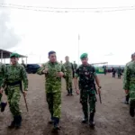 Pangdam XV/Pattimura Tinjau Yonif 866, Rinto Wijaya Dampingi